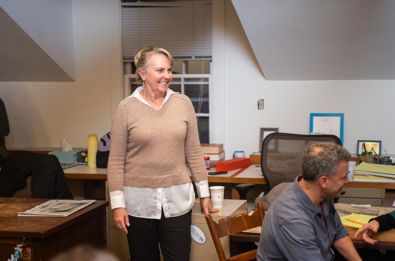 Vineyard Gazette publisher Monic Brady-Myerov introduced the event.