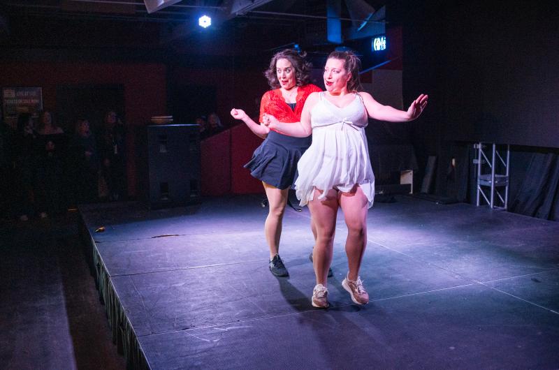 Tonya Katz and Jenna Robichau perform "Bang Bang" By; Ariana Grande and Nicki Minaj.