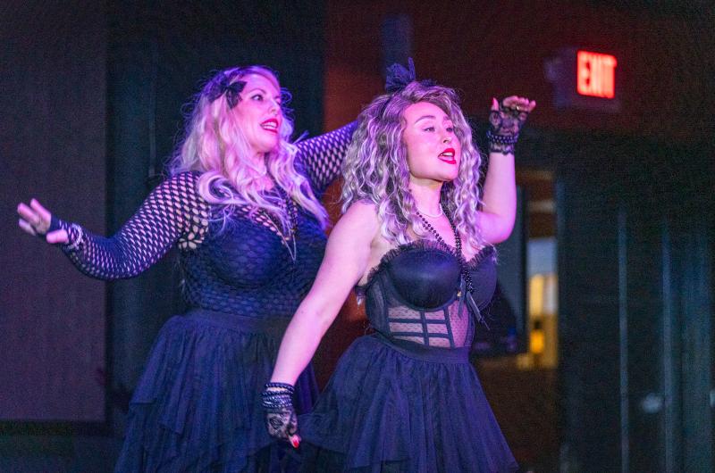 Megan Mayrand and Emily Cottle channel Madonna.