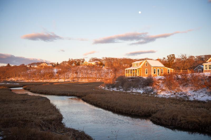 Menemsha Creek at the end of the day.