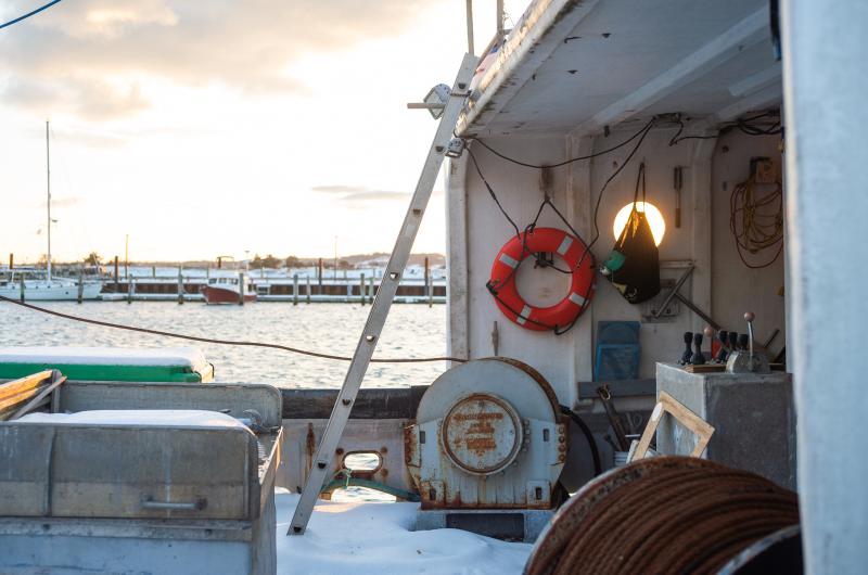 Menemsha harbor is famous for its afternoon and evening light.