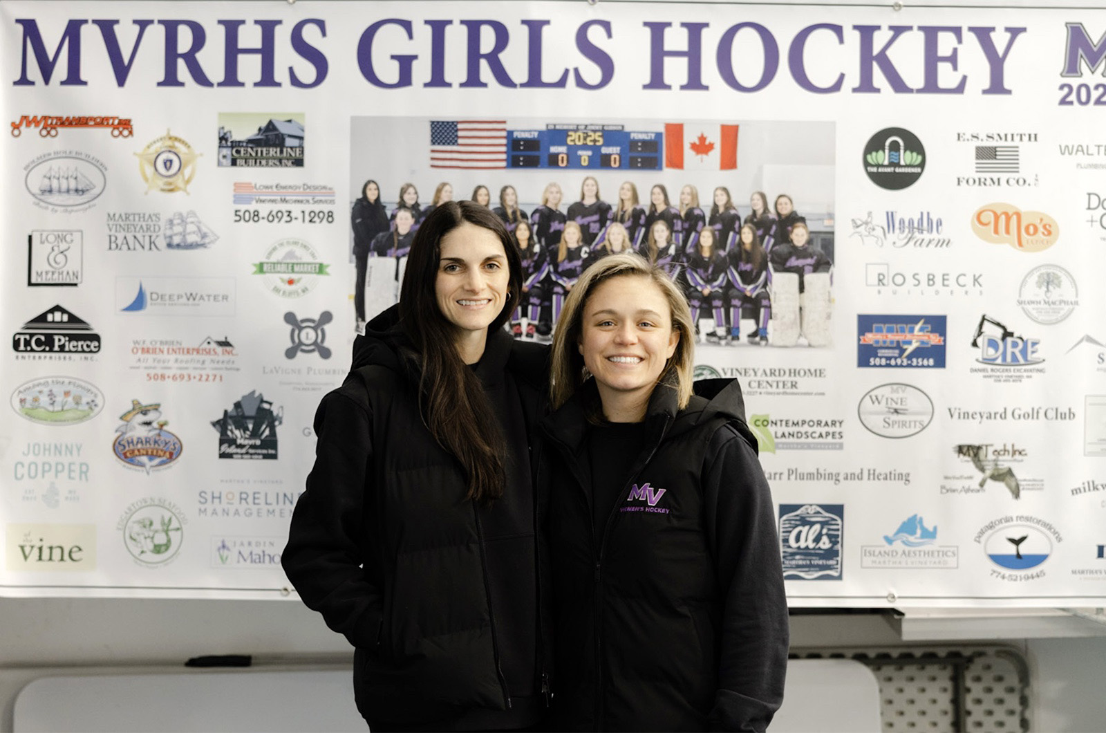 The duo leads the team this year: assistant coach Jamie Forend, and head coach Mallory Watts.